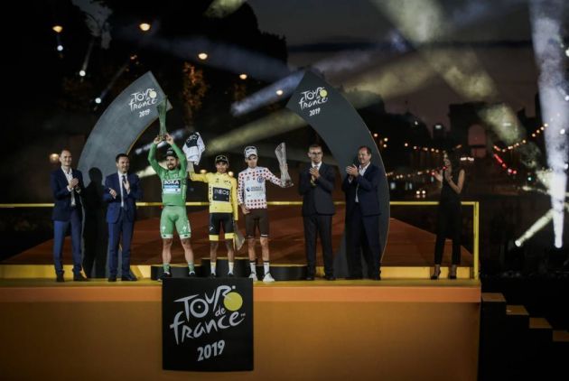 Ewan etapni, Egan ukupni pobjednik Tour de France utrke