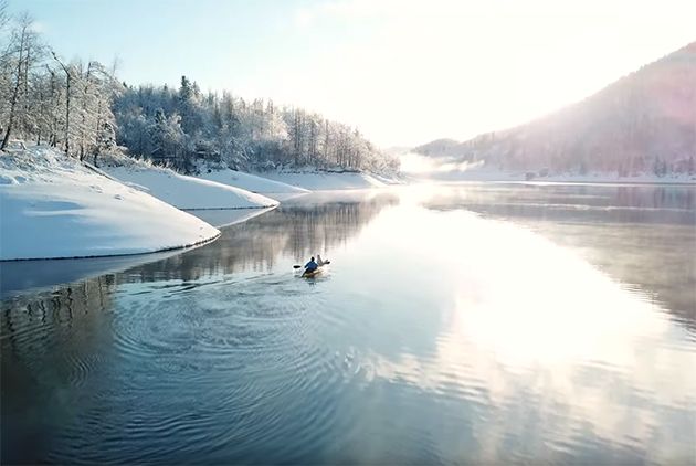 Lokve Jezero za prvog snijega - Outdoors Croatia