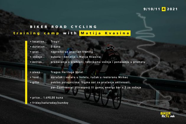 Biker road cycling training camp feat. Matija Kvasina